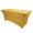 Gold, variant on Ultimate Textile (10 Pack) 6 ft. Fitted Spandex Table Cover - for 30 x 72-Inch Banquet and Folding Rectangular Tables - 42"H, Silver