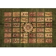 thumbnail image 1 of Ahgly Company Indoor Rectangle Abstract Brown Modern Area Rugs, 2' x 4', 1 of 4