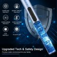 thumbnail image 4 of SUPRUS Electric Lighter Arc Windproof Flameless USB Rechargeable Lighter with Safety Lock (Blue), 4 of 7