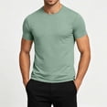 thumbnail image 6 of Luvrsol Big and Tall Men's T-shirts Solid Crew Neck Moisture Wicking Tops Short Sleeve Relaxed Fit Casual Tee S-4XL, 6 of 6
