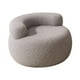 thumbnail image 5 of Reposapiés Sofá perezoso Asiento moderno Muebles Sillón decorativo Sofá de piso otomano para Gris, 5 of 9