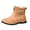 Brown, variant on Women's Ankle Rain Boots - Waterproof & Easy to Clean with Inner Lining & EVA Footbed - Perfect for Autumn, Walking & Outdoors Yellow 8