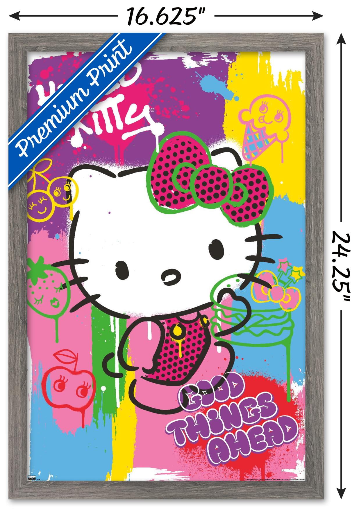 Hello Kitty - Pop Art Wall Poster, 22.375
