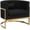 Black, variant on Faux Leather Accent Chair Modern Barrel Chair Upholstered Armchair for Living Room Bedroom Single Sofa Chair Club Chairs Beige