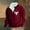 Wine, variant on Goodtrade8 Tops for Men Graphic Half Zipper Zip Mock Neck Casual Long Sleeve Oversized Sweatshirt