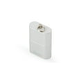 Silver Keychain Memory Card Reader for Files Transfer Works on Apple