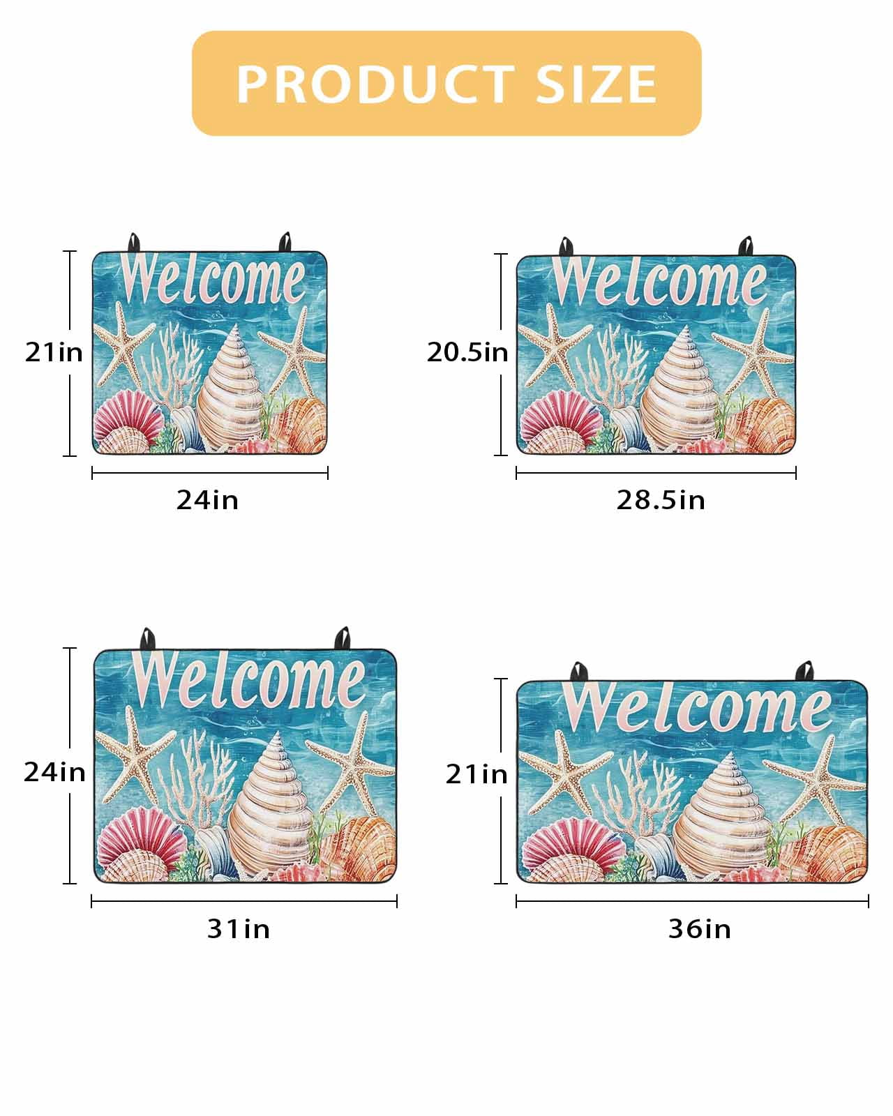 nqOlkjepod Large Induction Cooktop Protector Mat 24"x21", Coastal Ocean Stove Top Covers for Electric Stove, Summer Wave Starfish Coral Shell Stove Burner Cover Mats, Glass Top Stove Cover