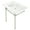 White / Polished Nickel, variant on Kingston Brass KVPB31227W41 Dreyfuss 31" Ceramic Console Sink with Stainless Steel Legs (4-Inch, 3-Hole), White/Polished Chrome