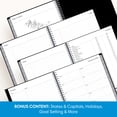 thumbnail image 4 of Blue Sky 2027 18 Month Monthly Planner Calendar, July 2026 - December 2027, 8" x 10", Monthly Layout, Flexible Cover, Silver Wirebound, Laminated Tabs, Enterprise, 4 of 8