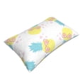 thumbnail image 3 of LNWH Rectangle Pillow Cover, Fashion Fun Pineapple Glasses Cushion Covers Pillowcase for Couch Bedroom Sofa, 20"x30", 3 of 7