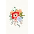 thumbnail image 2 of Annie Bailey Art 23x32 White Modern Wood Framed Museum Art Print Titled - Spring Flowers, 2 of 4
