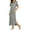 Gray, variant on Rutainlusire Womens Dresses Clearance Women’s Nightshirt Short Sleeve Nightgown Ultra-Soft Full Length Sleepwear Dress