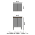 thumbnail image 3 of Kit Alacena Superior Y Gabinete Bajo Cocina Madesa Emilly G, 3 of 8