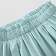 thumbnail image 5 of ZACPNCV Girls Wide Leg Pants Casual Flowy Elastic Waist Palazzo Harem Trousers with Pockets Light Blue 10-11 Years, 5 of 7