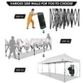thumbnail image 4 of COBIZI 10'x30' Canopy Heavy Duty Pop Up Canopy Tent Outdoor Gazebo Shelter Waterproof Instant Commercial Tent with 8 Removable Sidewalls & 8 Sandbags & Roller Bag,White, 4 of 15