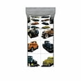 thumbnail image 2 of Ambesonne Retro Fitted Sheet & Pillow Sham Set, Vintage Cars Realist Print, Queen, Multicolor, 2 of 3