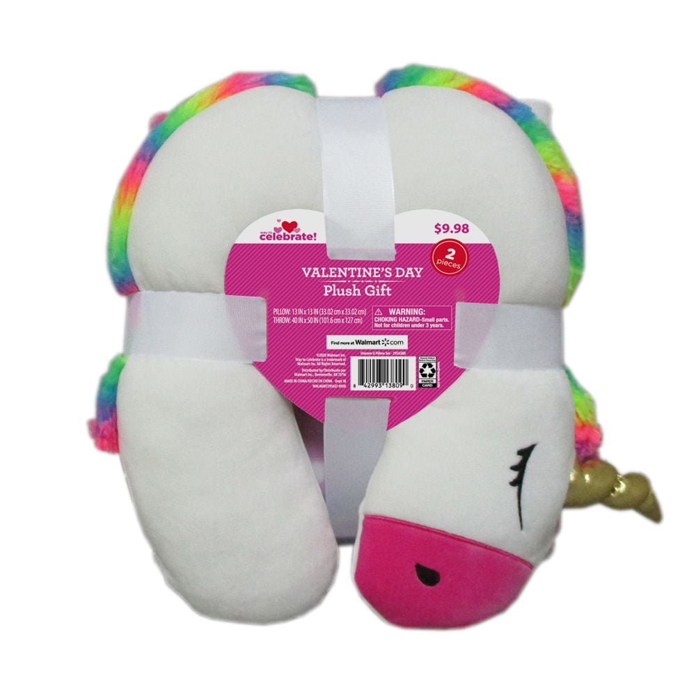 WAY TO CELEBRATE! Way To Celebrate Valentine's Day Plush Unicorn