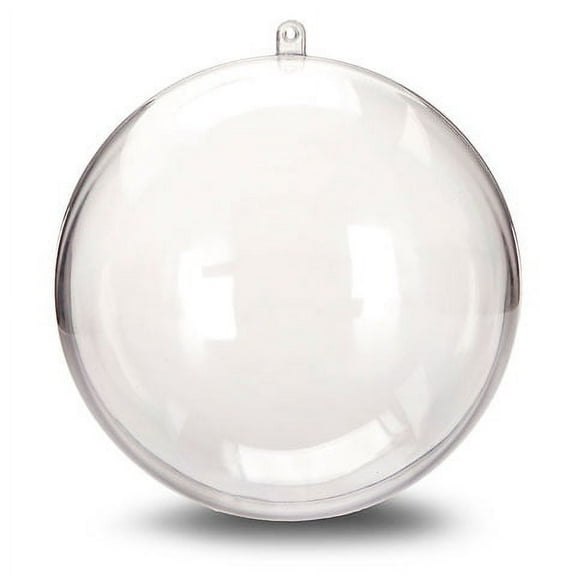 Plastic Ball Ornament Fillable Clear 140Mm