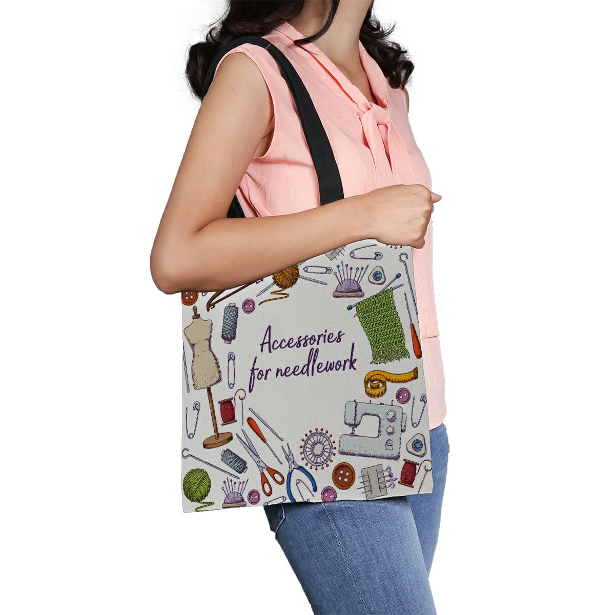 sewing canvas bolsas