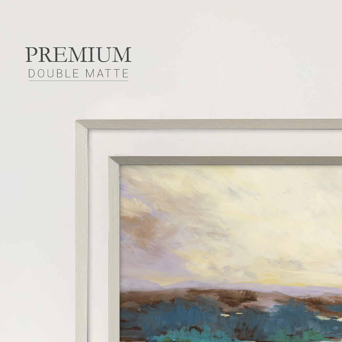 Sunny Desert FloorPremium Framed Print