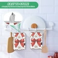 thumbnail image 6 of Pot Holders Set of 2 Heat Resistant 338℉ Kitchen Oven Gloves Potholder Cooking Baking Microwave Mitts Red Cherry Bow Flower, 6 of 7
