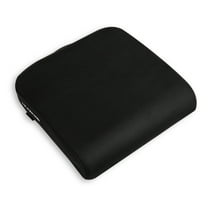 Mind Reader Memory Foam Seat Cushion, Ergonomic Pressure Relief for Office, Car, and More, Black