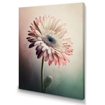 Designart Pink Gerbera Flowers III Canvas Wall Art
