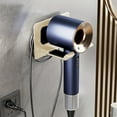 thumbnail image 5 of Inerposs Hair Dryer Storage Rack, Folding Hair Dryer Organizer, Bathroom Hair Dryer Hanging Rack, Non-Punching Wall Mount Hair Dryer Holder, Space-Saving Hair Dryer Placement Solution, 5 of 9
