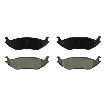 Gridiron Brakes Semi-Metallic Rear Brake Pad Set Driver and Passenger Side
