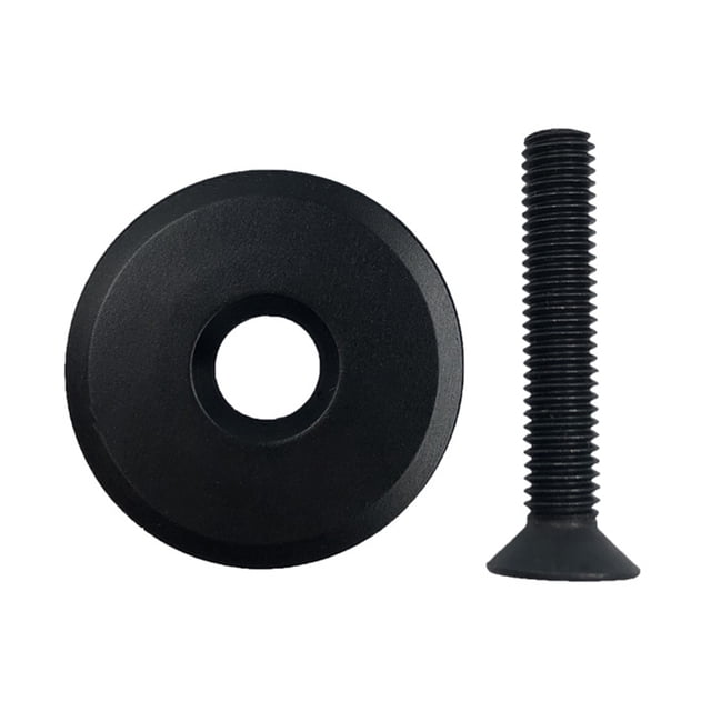 Fundas para dirección de bicicleta Tapa superior del vástago del tubo de la horquilla delantera de la bicicleta cubre la cubierta de los auriculares de la bicicleta de carretera con tornillos JShteea El nuevo