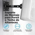 thumbnail image 4 of Soporte para Bocinas de Pared y Techo Pyle, Montaje Negro con Inclinación y Giro Ajustable, Brazo Telescópico para Bocinas de Estante y Satélite, Par, 4 of 7