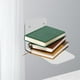 thumbnail image 3 of Estantería flotante,Estantería invisible de pared de estante de libros de hierro moderno,Estantería flotante para trabajo pesado montada en la pared,Organizador de libros de repisa de pared, 3 of 8