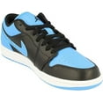 thumbnail image 4 of Men's Air Jordan 1 Low Black/Black-University Blue (553558 041) - 13, 4 of 5
