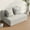 Light Gray, variant on Richryce Twin 5-in-1 Foldable Sofa Bed with Pillows & Side Pockets, Sleeper Couch for Home/Office/Guest Room, Dark Gray