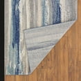 Luxe Weavers Lagos Collection 7501 Blue 9x12 Abstract Area Rug
