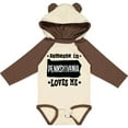 thumbnail image 3 of Inktastic Someone in Pennsylvania Loves Me Boys or Girls Long Sleeve Baby Bodysuit, 3 of 5