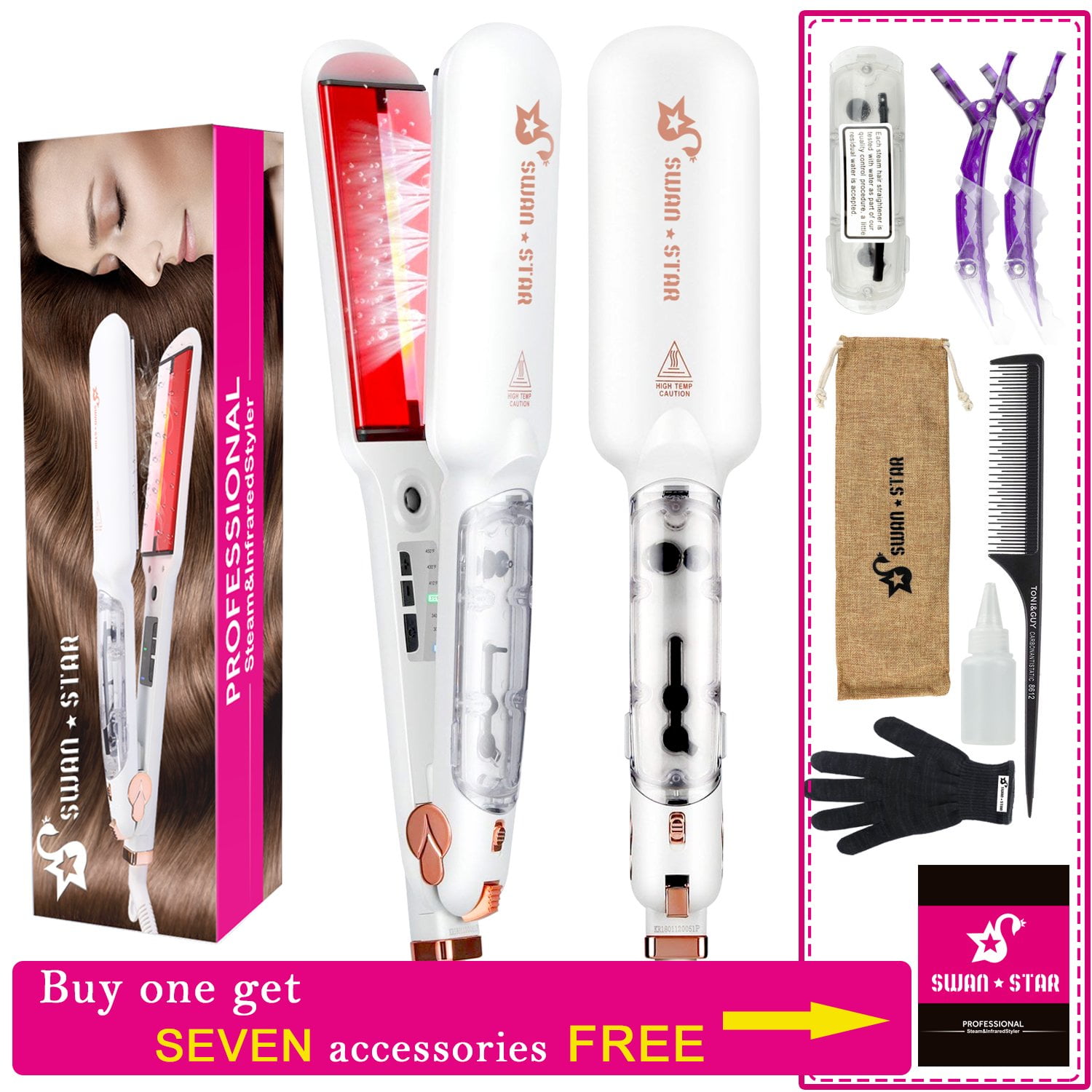 professional steam and infrared styler