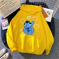 thumbnail image 3 of Sudaderas con capucha de Disney Stitch para mujer, sudadera Harajuku de los 90, ropa de calle de Manga, Unisex, 3 of 5