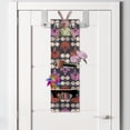 thumbnail image 2 of Floral Hanging Pocket Organizer, Retro-Themed Vertically Arranged Flowers and Leaves, Printed Polyester Storage Bag with Pockets, 9" x 27", Multicolor, 2 of 2