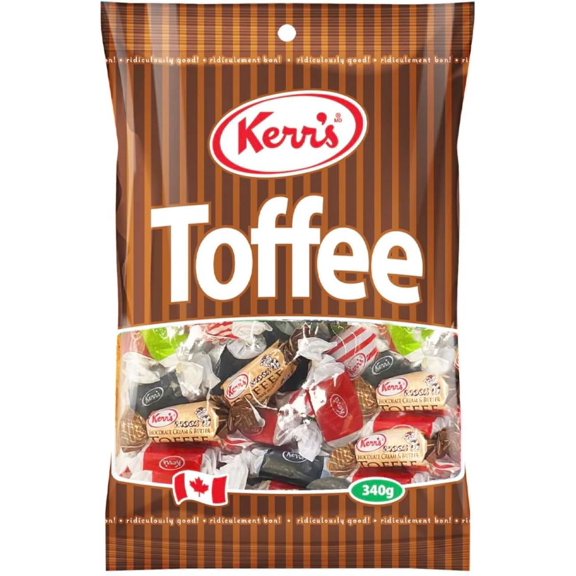 Kerr's Assorted Toffee Candies, 340g/12 oz.