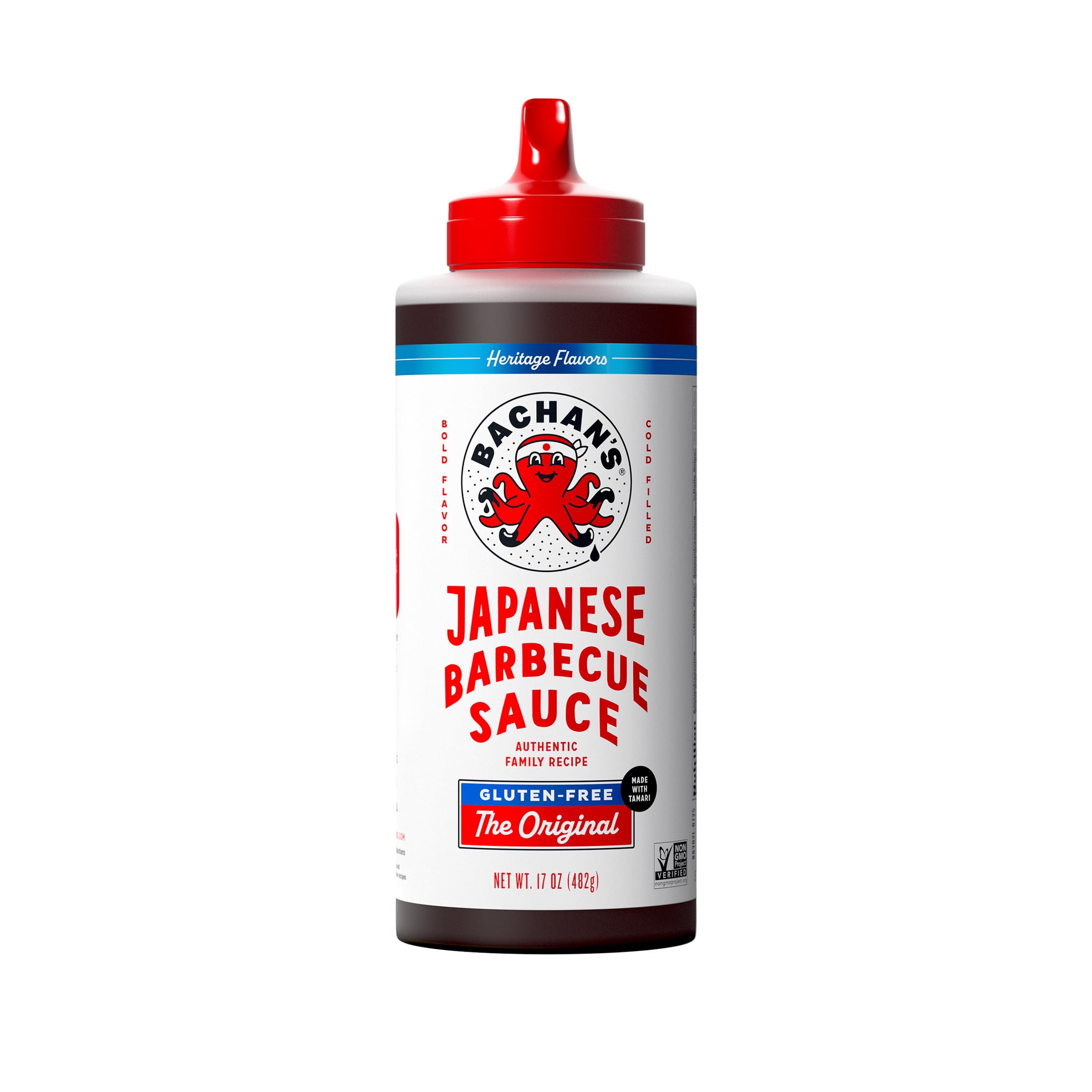 (3 pack) Bachan's Gluten Free Japanese BBQ Sauce, 17oz Bottle - Bold, Fresh, Umami Flavor