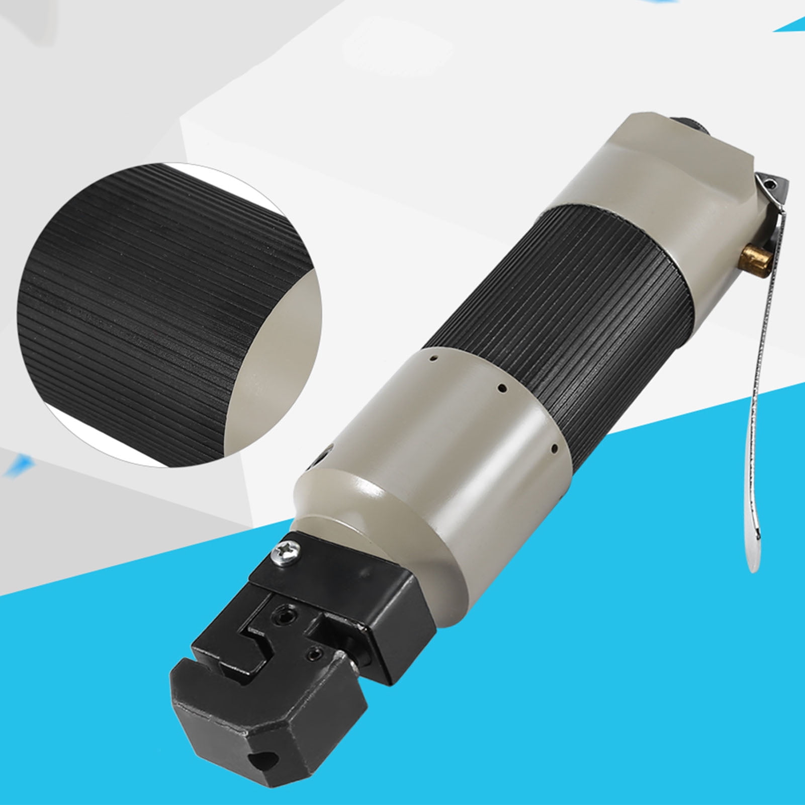 YOUTHINK Pneumatic Punch Flange Tool, Safe Air Punch Tool, Sheet Metal