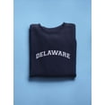 thumbnail image 3 of Delaware Text Men Sweatshirt, Male 3X-Large, 3 of 4