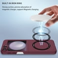thumbnail image 3 of Dteck for Samsung Galaxy Z Flip 6 Case with Powerful Magnet, Solid Color PC Hard Protective Z Flip 6 Case Compatible with MagSafe Wireless Charger Anti-Scratch Shockproof Phone Case for Galaxy Winered, 3 of 7