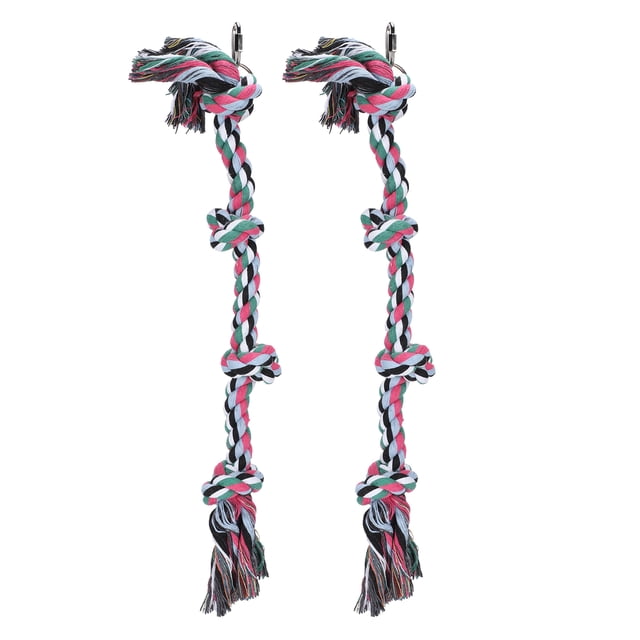 Mascota pájaro masticar cuerda de algodón juguetes loros morder escalada juguetes jaula colgante accesorio