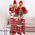 thumbnail image 1 of Xmas Family Matching Clothing Christmas Pajamas 2024 New Year Fashion Green Santa Claus Print Adult Kids Set Baby Romper Pajamas, 1 of 4
