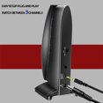 thumbnail image 5 of Auriculares de discoteca silenciosos con sonido de alta definición, sistema de competición, luz LED intermitente, auriculares recargables con transmisor de distancia de 200 m, 5 of 5