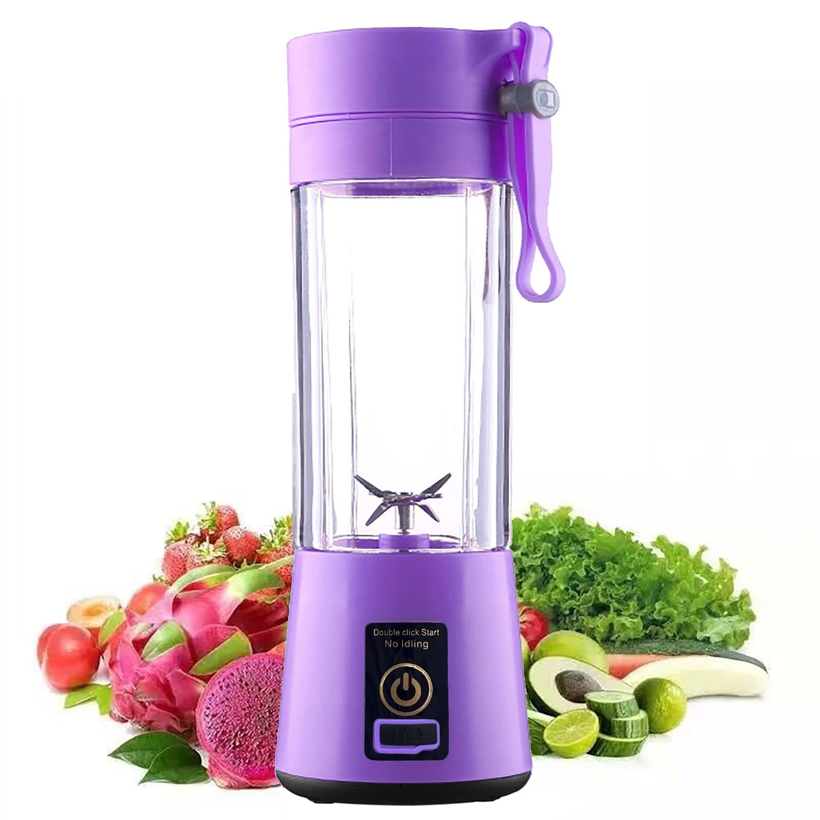 XKHHLH Electric USB Juicer Blender, Portable Blender Cup, Portable Juicer for Shakes and Smoothies, juice, Great for Mixing, Rechargeable Juicer Fruit and Vegetable Machine