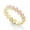 Pink, variant on Women Creative Design Multicolor Peach Heart Metal Ring Fashion Ring Jewelry-Black-7