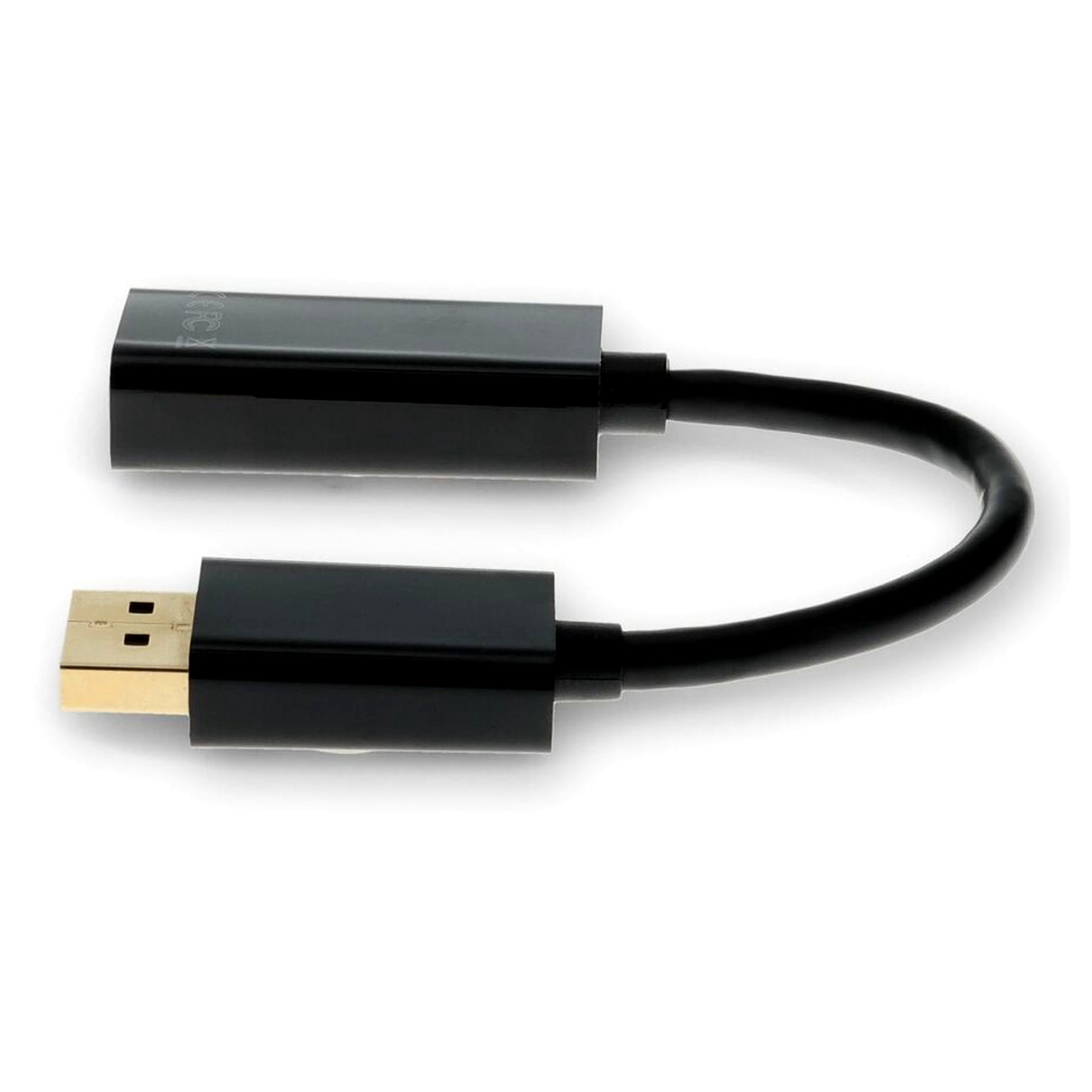 AddOn 5 Pack 8in DisplayPort to HDMI Adapter Cable - video adapter - DisplayPort / HDMI - 7.9 in